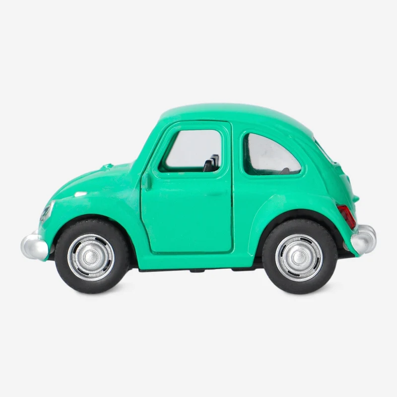 Pull-back green bubble car
