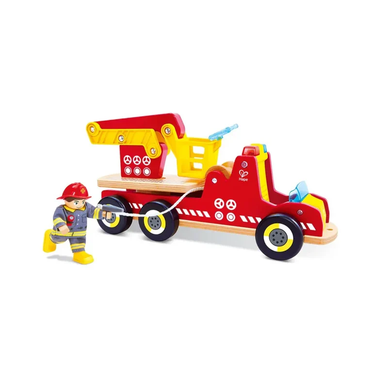 Camión de bomberos con sirenas y luces · Hape