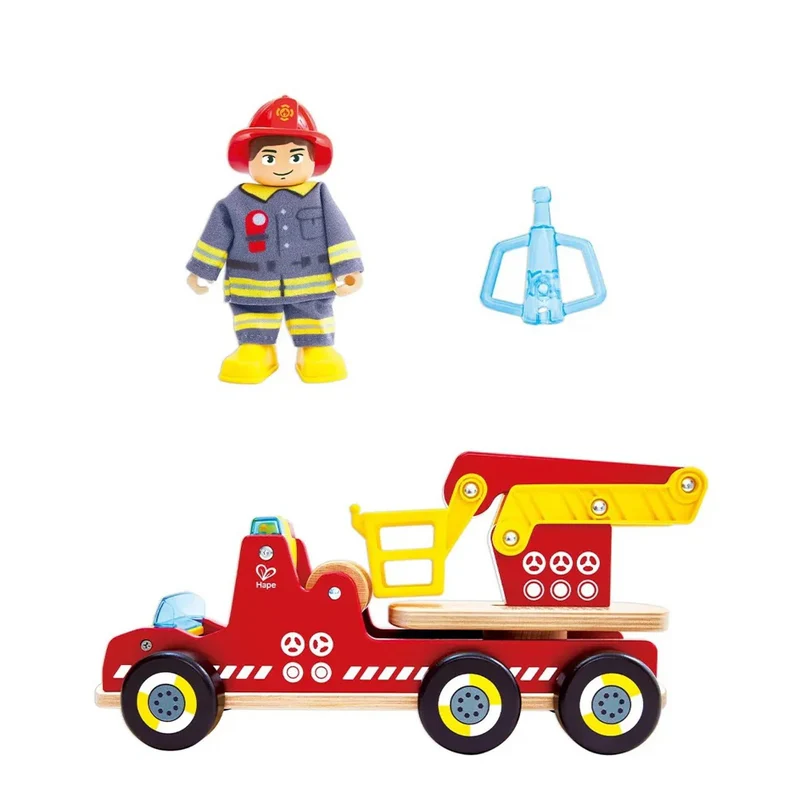 Camión de bomberos con sirenas y luces · Hape
