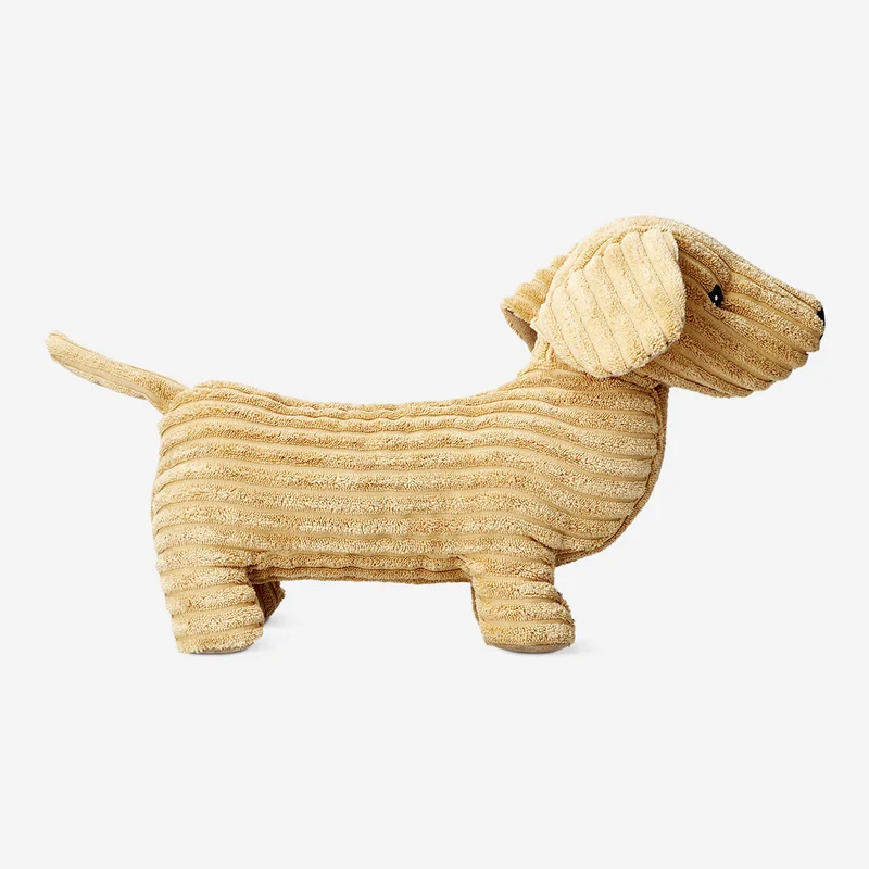 Plush toy - Brown corduroy dog