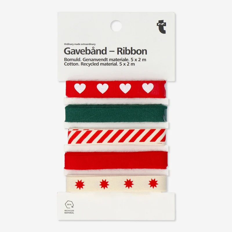 Cotton ribbon set - 3 pcs