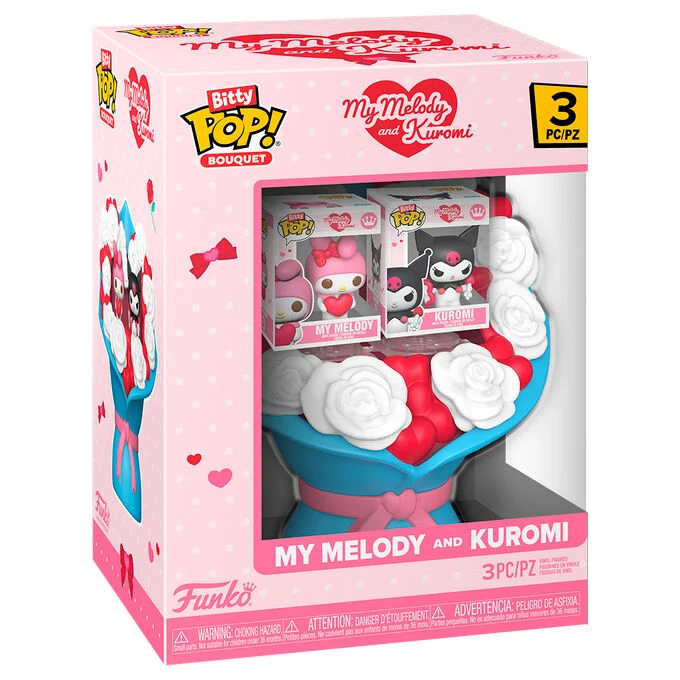 Funko Bitty Pop My Melody y Kuromi Ramo de Flores - Hello Kitty