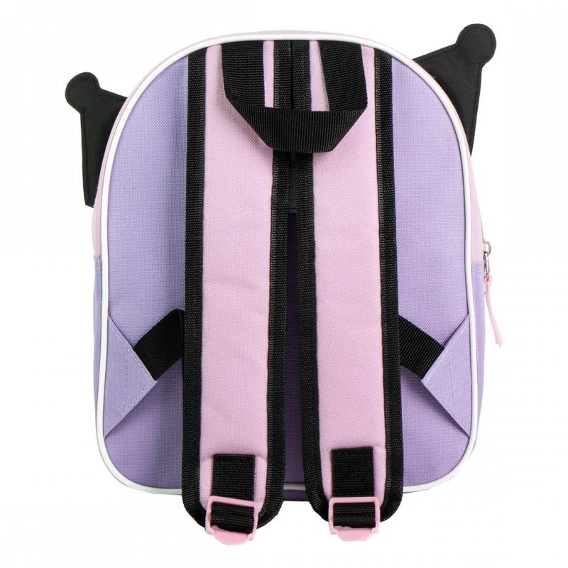 Mochila 3D Kuromi - Hello Kitty 28cm