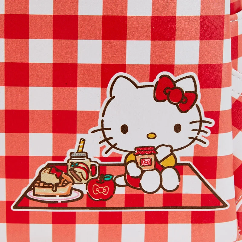Mochila Hello Kitty Gingham Cosplay - Sanrio 28cm