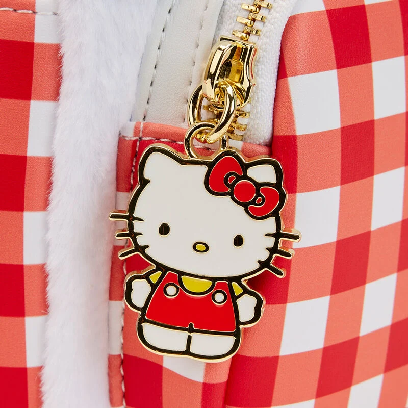 Mochila Hello Kitty Gingham Cosplay - Sanrio 28cm