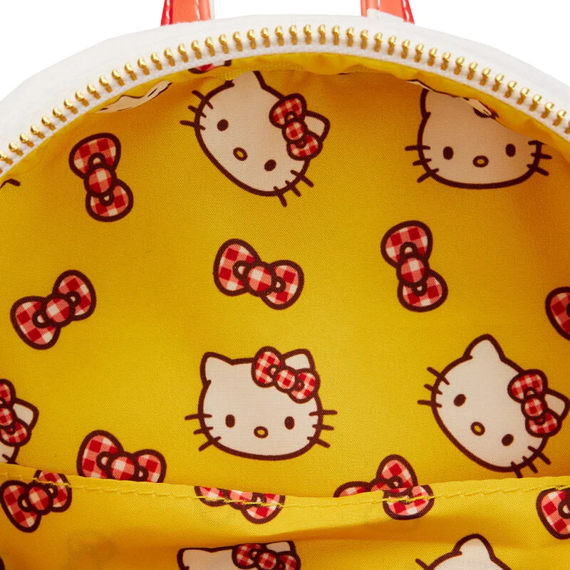 Mochila Hello Kitty Gingham Cosplay - Sanrio 28cm