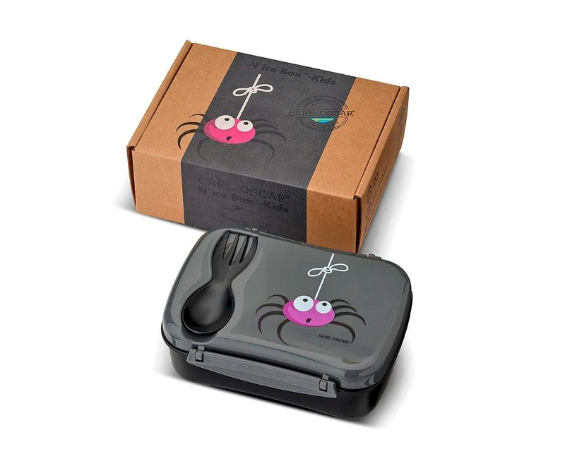 Caja de Almuerzo N'ice Box Kids Araña Grey · Carl Oscar