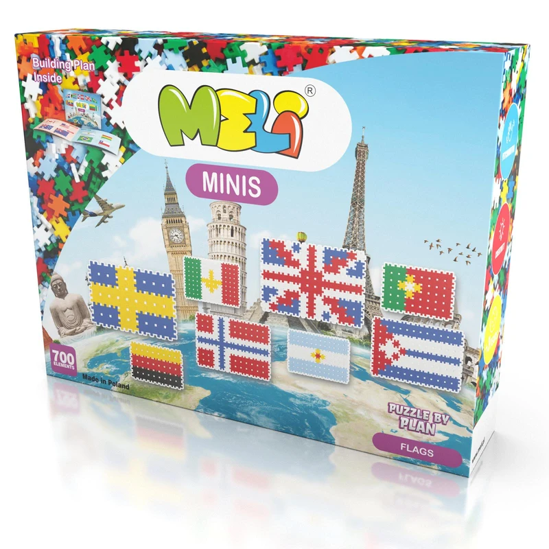 Bloques Meli · Mini Tematic Banderas del mundo