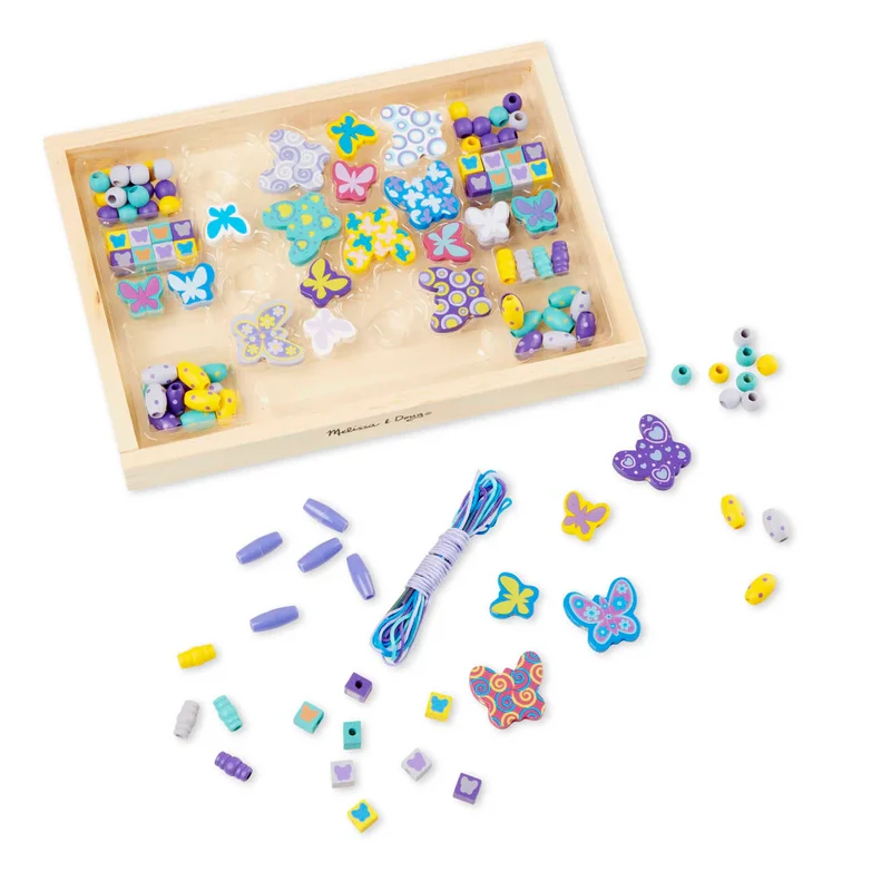 Cuentas de Madera Mariposas · Melissa & Doug