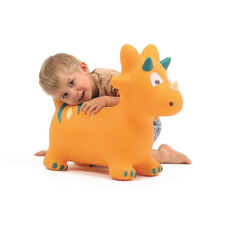 Dinosaurio saltarín Amarillo · Ludi