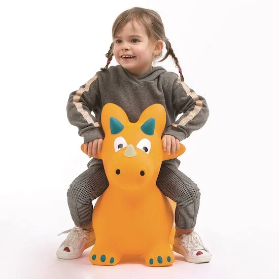 Dinosaurio saltarín Amarillo · Ludi