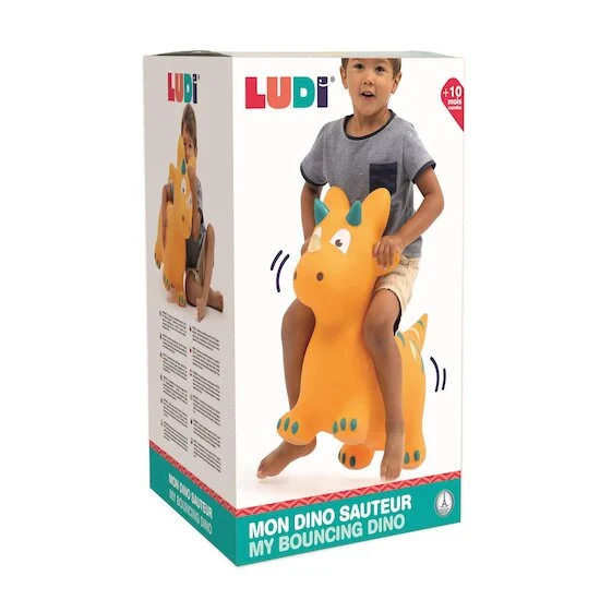 Dinosaurio saltarín Amarillo · Ludi