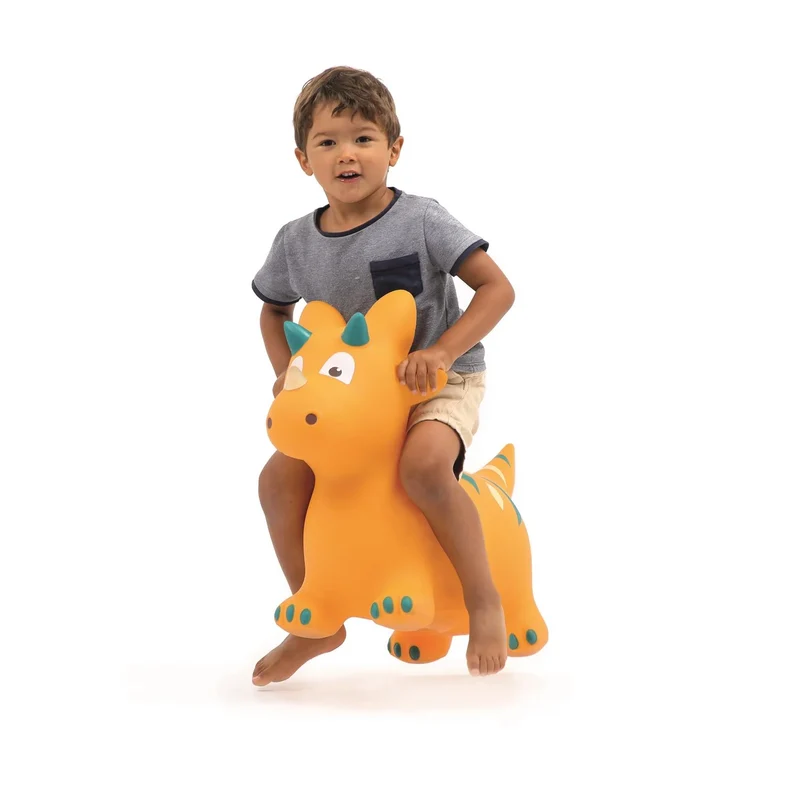 Dinosaurio saltarín Amarillo · Ludi