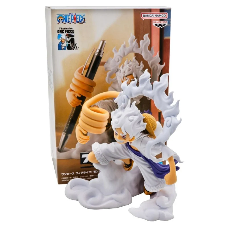 Figura Monkey D. Luffy FL Gear 5 Vol.11 - One Piece 10cm