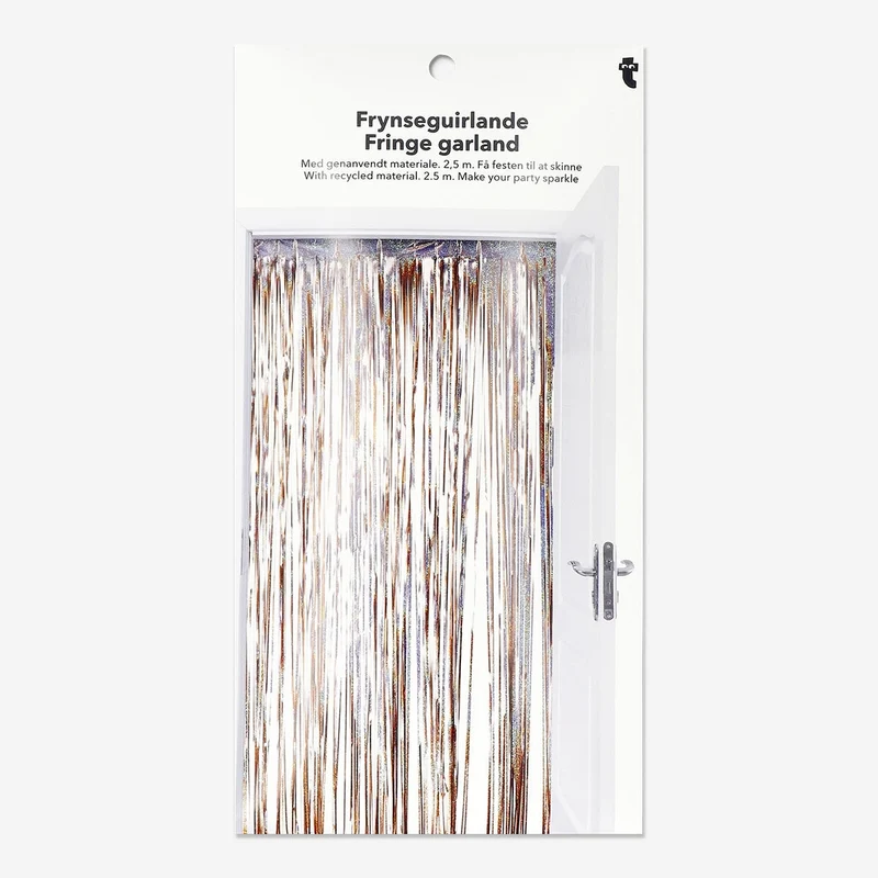 Metallic fringe garland - 250 cm