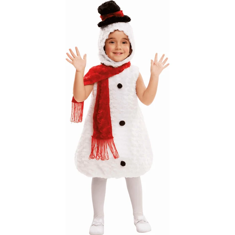 Disfraz de Muñeco de nieve peluche 5-6 años infantil