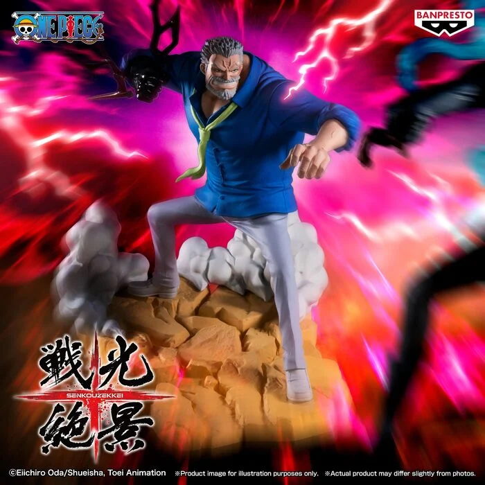 Figura Monkey D. Garp - One Piece Senkozekkei 19cm