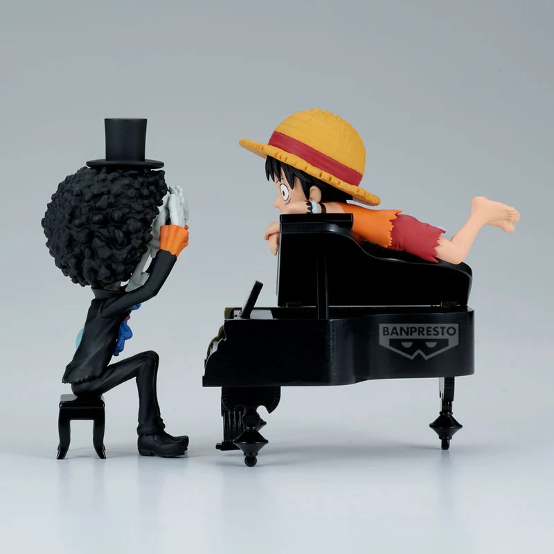 Figura Luffy y Brook - One Piece WCF Log Stories 8cm