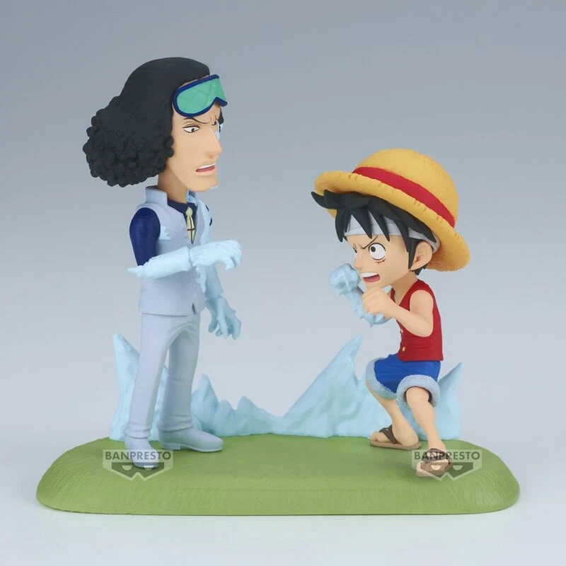 Figura Luffy Vs Kuzan - One Piece WCF Log Stories 9cm