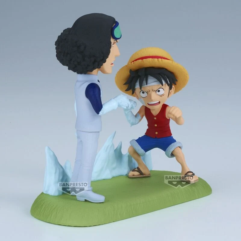 Figura Luffy Vs Kuzan - One Piece WCF Log Stories 9cm