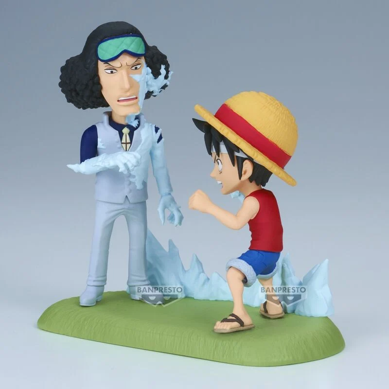 Figura Luffy Vs Kuzan - One Piece WCF Log Stories 9cm
