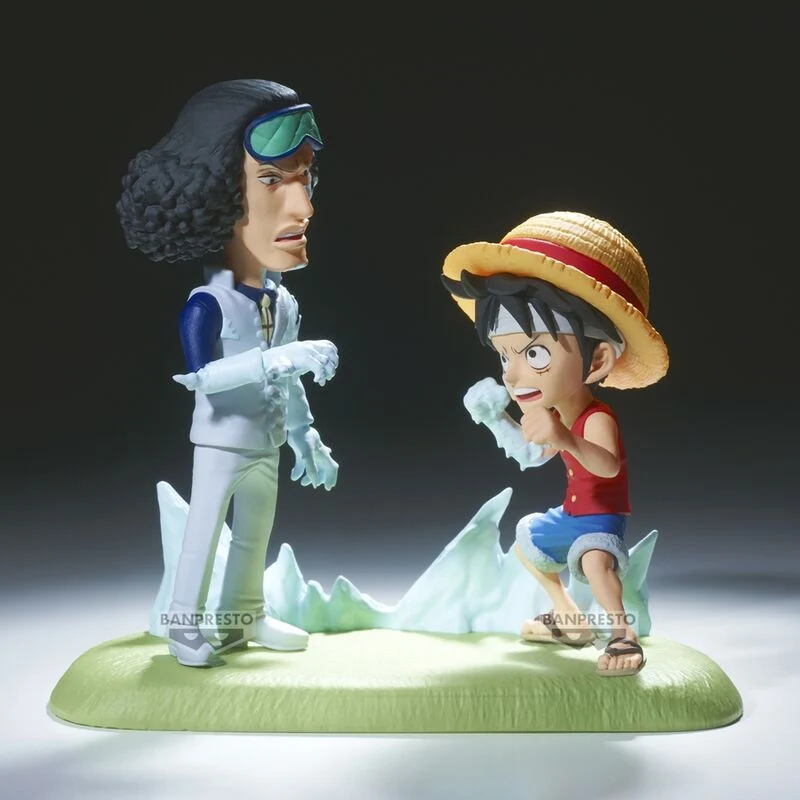 Figura Luffy Vs Kuzan - One Piece WCF Log Stories 9cm
