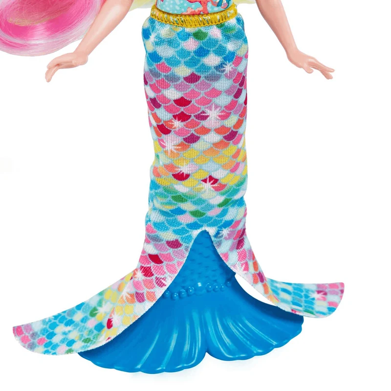 Royal Enchantimals Ocean Kingdom Muñeca Rainey Rainbow Fish con Mascota 4 años