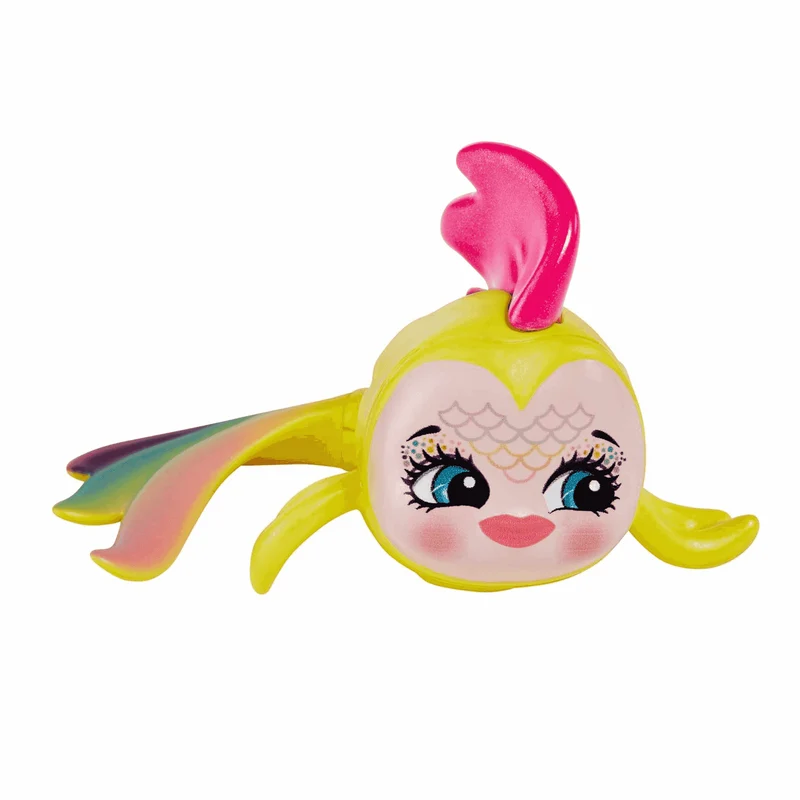 Royal Enchantimals Ocean Kingdom Muñeca Rainey Rainbow Fish con Mascota 4 años