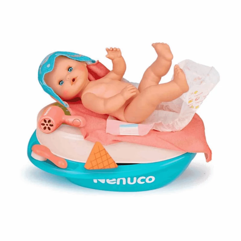 Nenuco Baño de Espuma - El set de baño interactivo para muñecas bebé Nenuco
