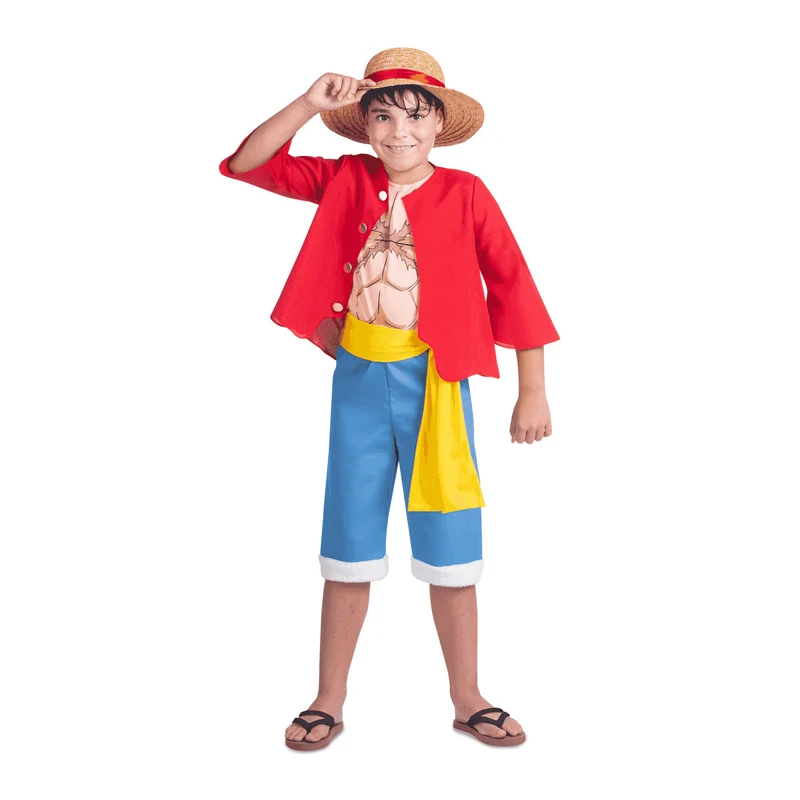Disfraz de Luffy 7-9 años infantil