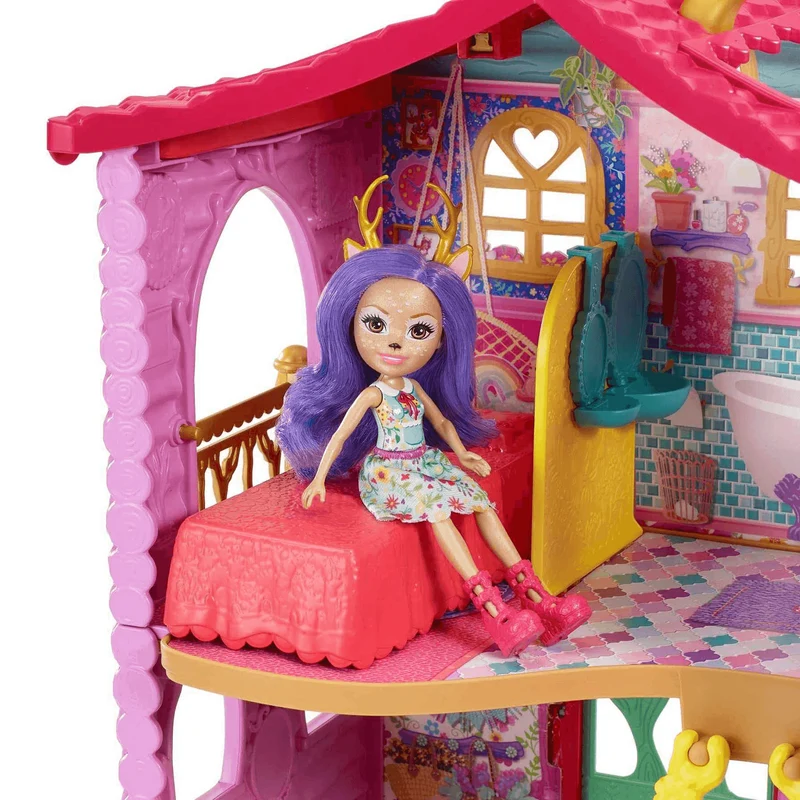 Enchantimals Casa Ciervo con Muñeca Danessa casa de juguete 4 años