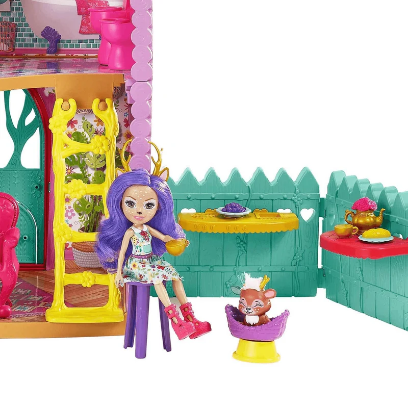 Enchantimals Casa Ciervo con Muñeca Danessa casa de juguete 4 años