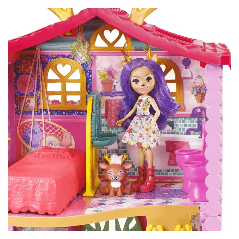 Enchantimals Casa Ciervo con Muñeca Danessa casa de juguete 4 años