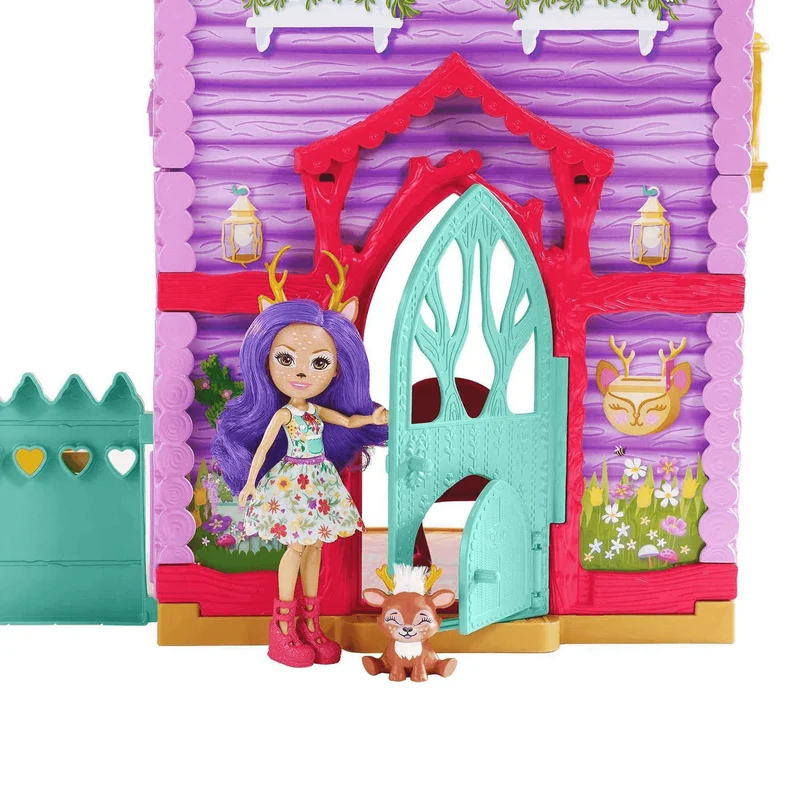 Enchantimals Casa Ciervo con Muñeca Danessa casa de juguete 4 años
