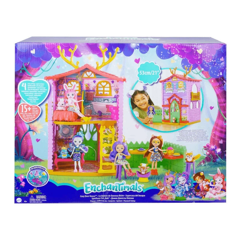 Enchantimals Casa Ciervo con Muñeca Danessa casa de juguete 4 años
