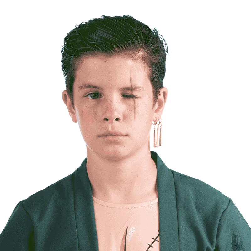 Disfraz de Roronoa zoro 7-9 años infantil