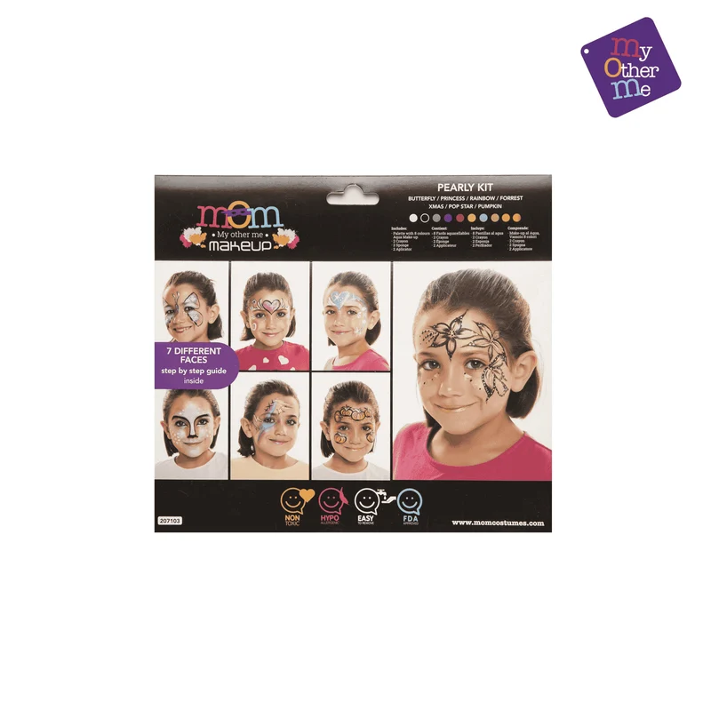 Complemento de disfraz Kit maquillaje