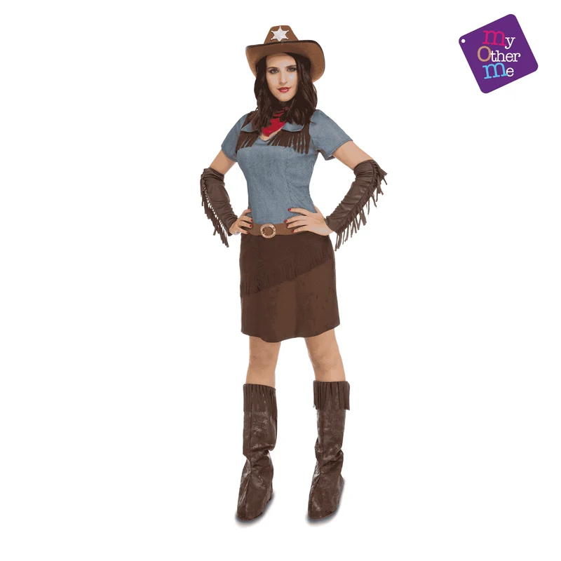 Disfraz de Cowgirl adulto talla ML