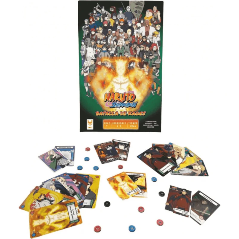 Juego de cartas Naruto Shippuden: Batalla de Kages