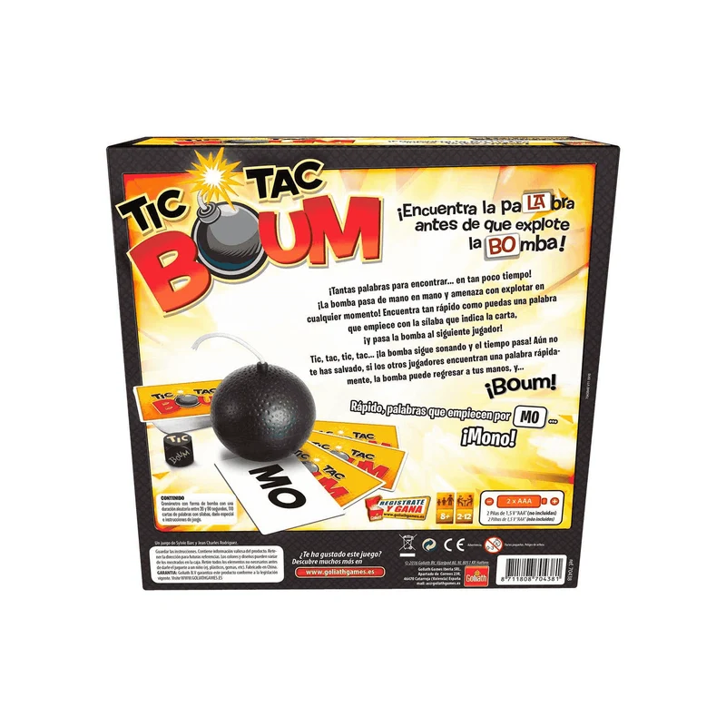 Juego Tic Tac Boum