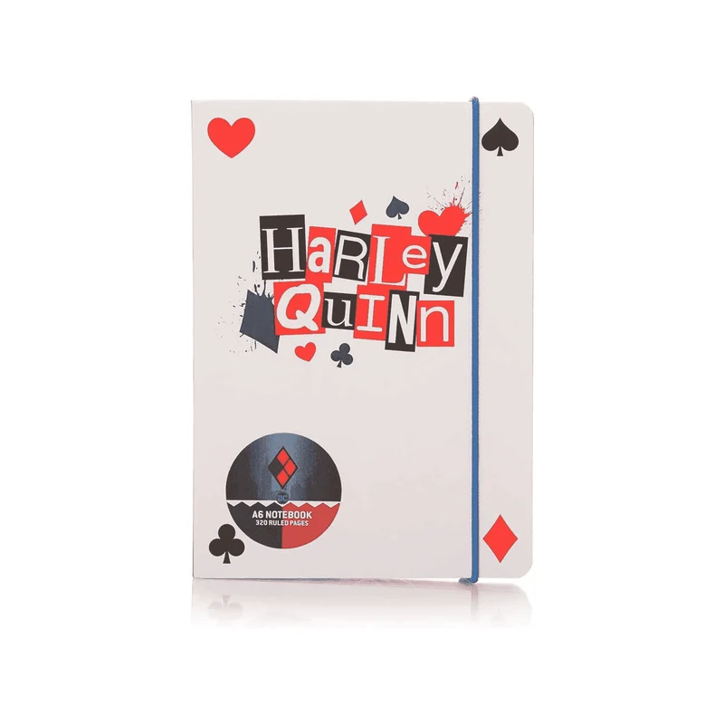 Libreta pequeña de Harley Quinn – ¡Lleva el estilo de DC Comics a tus notas diarias!