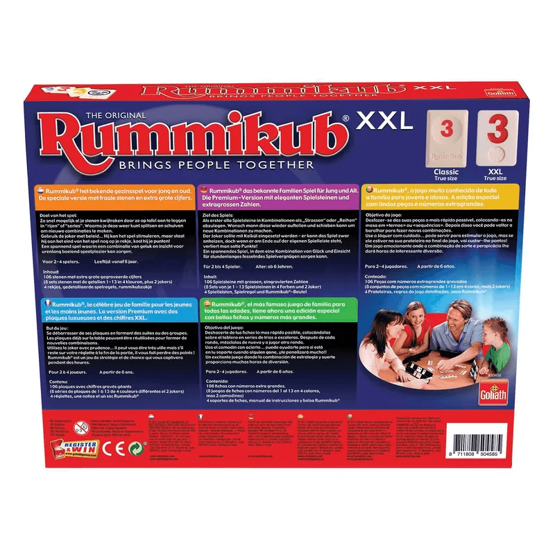 Juego Rummikub Original XXL