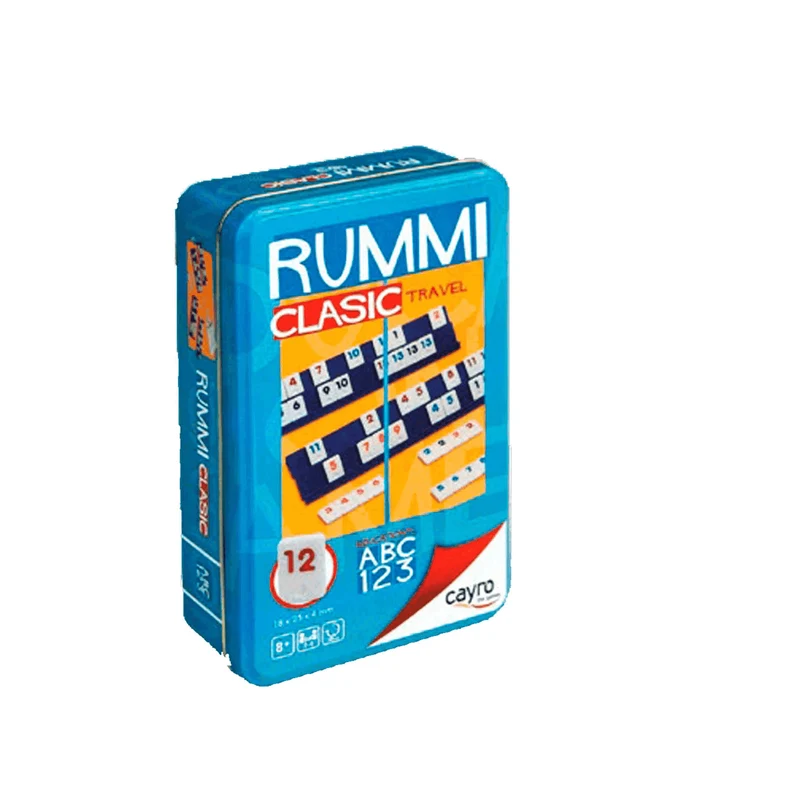Rummiclasic Travel Caja Metálica | Juego de Mesa