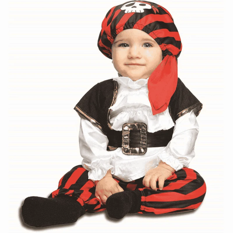 Disfraz de Pequeño pirata 7-12 meses bebé