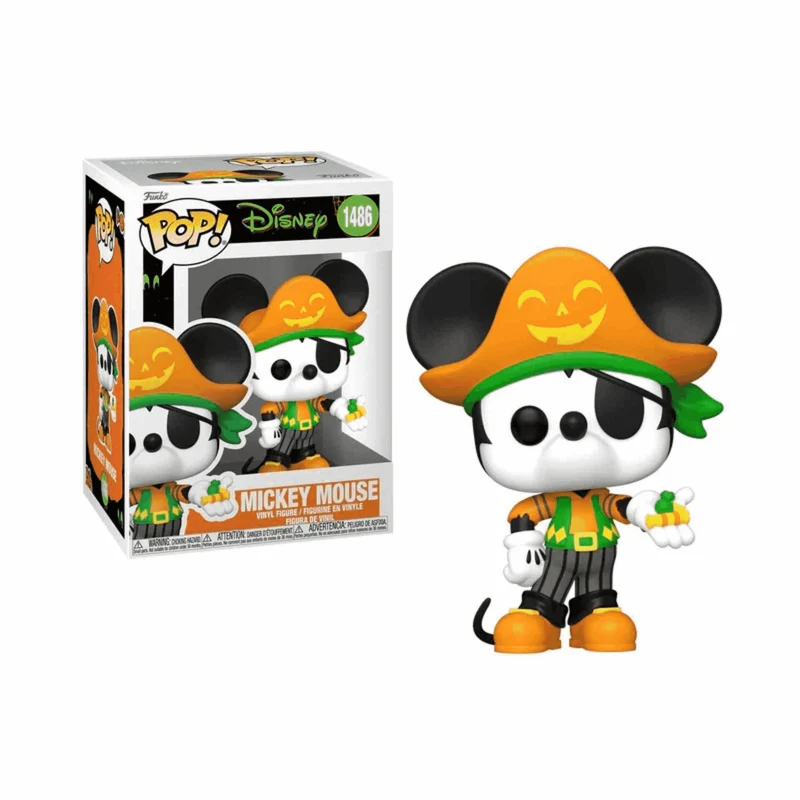 Funko Pop Disney Halloween Pirate Mickey - Figura de Mickey Mouse Pirata, Ideal para Fans y Coleccio