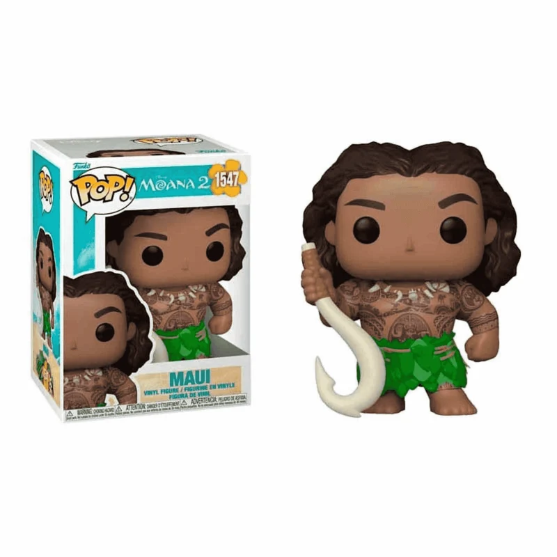 Funko Pop Disney Moana 2 Maui: Figura coleccionable adorable y detallada