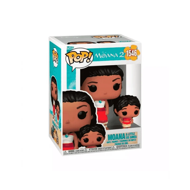 Funko Pop! & Buddy: Vaiana y Littel Sister Sis Simea- Colección Disney