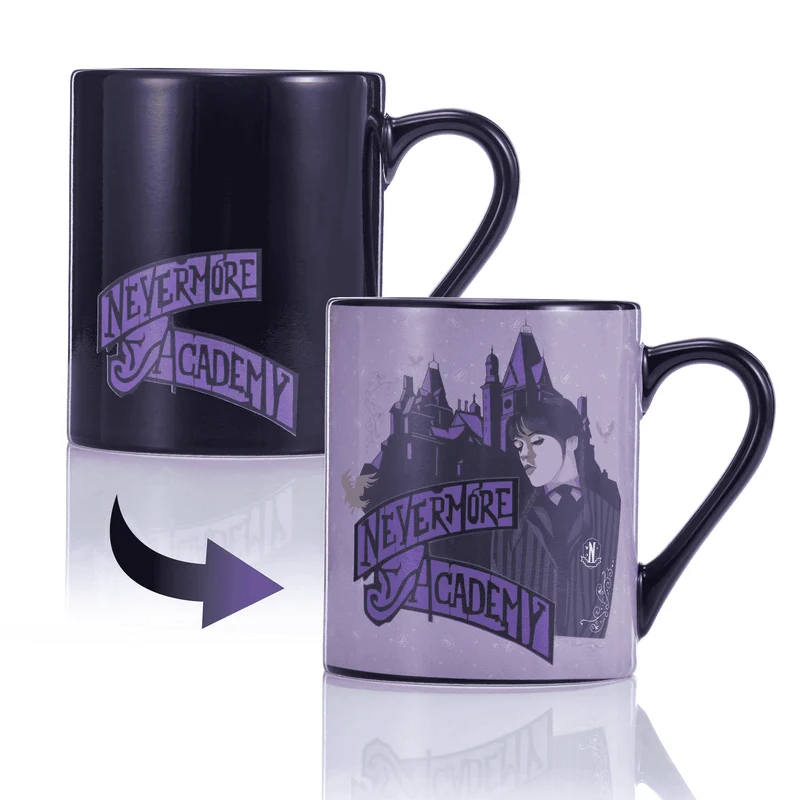 Taza Miércoles Cambia De Color Never More Academy
