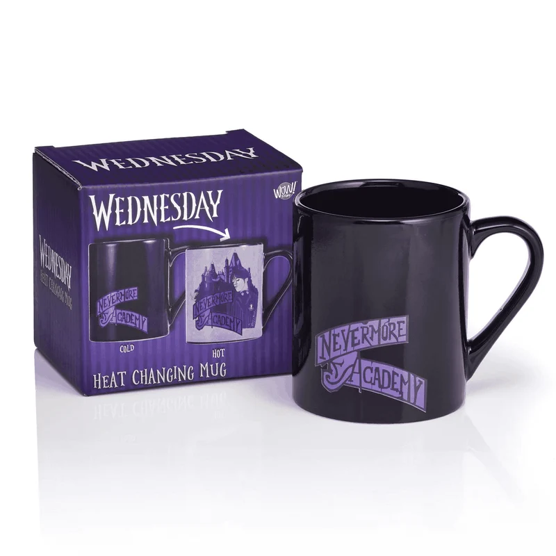 Taza Miércoles Cambia De Color Never More Academy