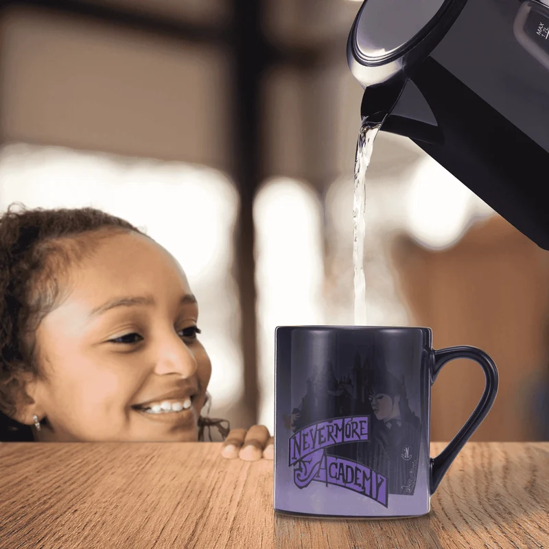 Taza Miércoles Cambia De Color Never More Academy